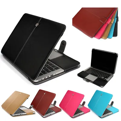 $13.89 • Buy For Apple MacBook Air Pro 11  12  13.3  14  16  PU Leather Laptop Case Cover
