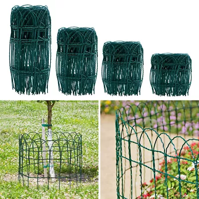 10m Garden Lawn Path Border Edging Flexible PVC Coated Wire Mesh Fence Edge Roll • £22.95