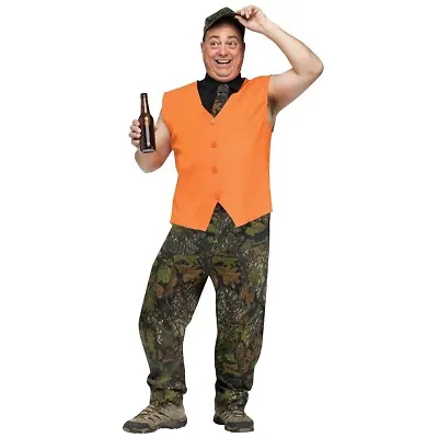 Redneck Costume Adult Hillbilly Camo Groom Funny Halloween • $14.99