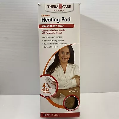 Thera Care Deluxe Heating Pad Moist/Dry Heat Therapy 4 Settings • $22.95
