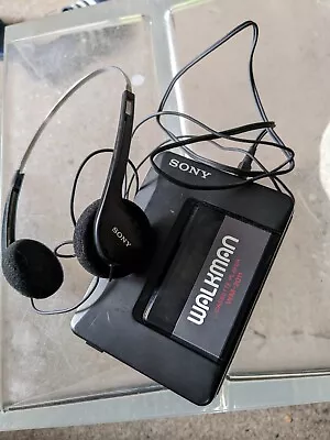  Black Sony Walkman WM-2011 Cassette Player  Working Collectable • £50