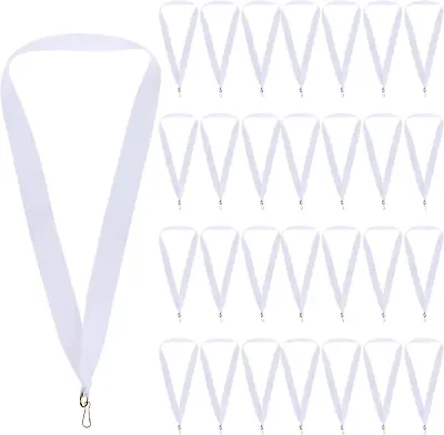 DIVINA VITAE 30 Pcs Award Ribbons With Snap Clips Ribbons For Medals Medal For • £11.93