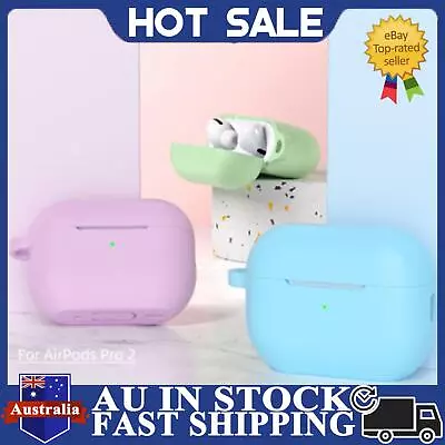 Fit For AirPods Pro 2nd Generation Silicone Case Protector Shockproof Cover • $3.59