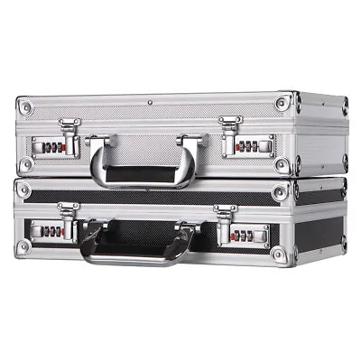 Aluminium Hard Case DIY Pre-Scored Foam Mens Business Briefcase Home Storage Box • $44.45