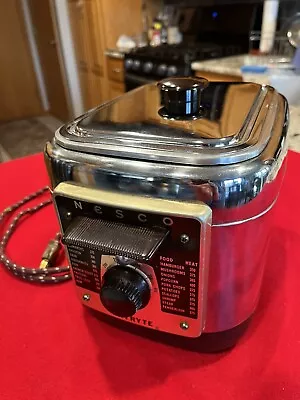 NM Condition Vintage Nesco Fryryte Deep Fryer & Instructions Kitchen Cook No Air • $34.95