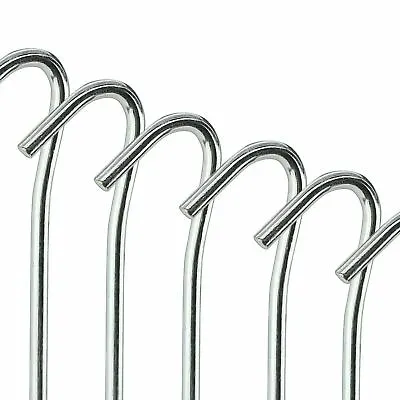 £2.99 • Buy 10 X Galvanised Metal Tent Pegs For Camping Gazebo Ground Sheet New
