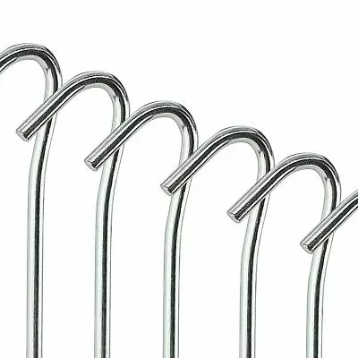 10 X Galvanised Metal Tent Pegs For Camping Gazebo Ground Sheet New • £3.65