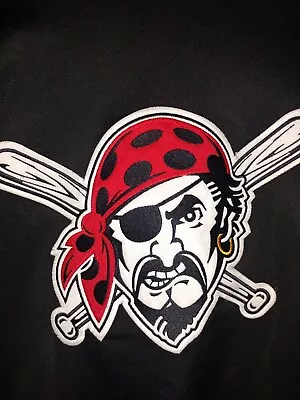 Pittsburgh Pirates Majestic Full Zip Logo Jacket Mens Sz Medium  Embroidered... • $28.99