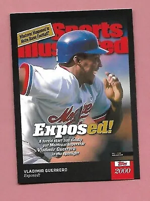 Vladimir Guerrero 2021 Topps X Sports Illustrated Expos #5 FREE SHIPPING • $1.99