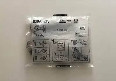 IKEA BESTA Soft Closing Push Open Hinge Pack Of 2 802.612.58 • £14.50