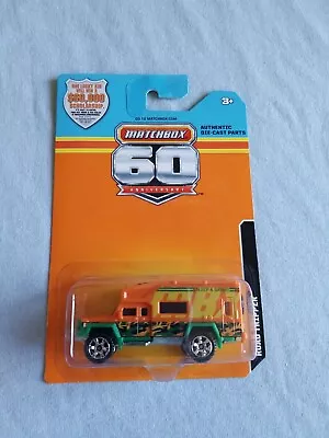 2013 Matchbox 60Th Anniversary ROAD TRIPPER Orange GREAT CARD  • $4