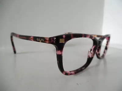 Ralph Lauren Marbled Brown/Pink & Black Oval Eye Glasses RA 7089 1693 53 17 140 • £18