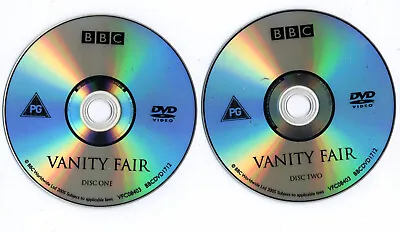 Vanity Fair ~ Bbc Adaptation ~ 2 Disc Set ~ Region 2 Dvd's • £1