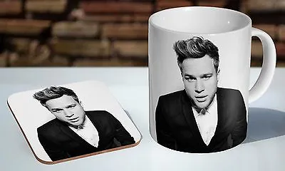 Olly Murs BW Tea / Coffee Mug Coaster Gift Set • £8.85