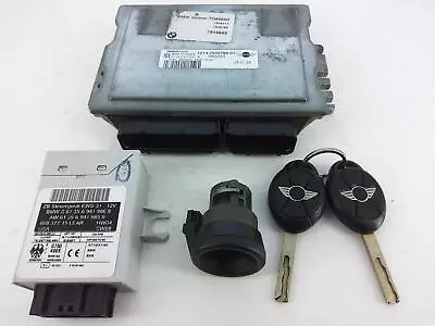 MINI R52 2005 Convertible Cooper S Manual W11B16A Engine ECU Key Kit Set 7545789 • $155.57