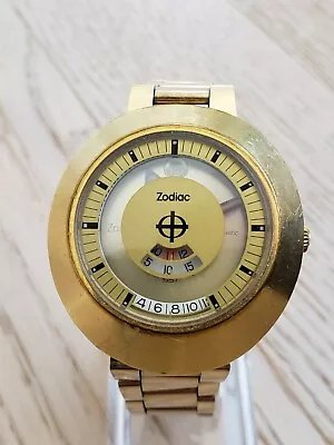 Zodiac Astrodigit•Automatic•Mystery Dial•Serviced•Warranty • $237.06