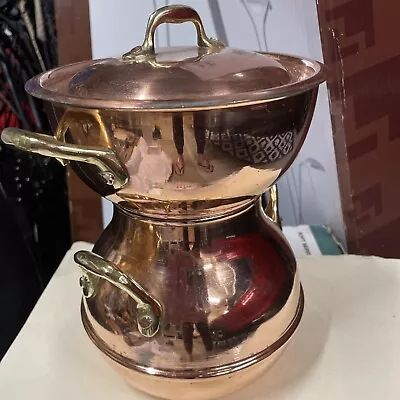 Vintage Brass Steamer Or Couscous Cooker • $159