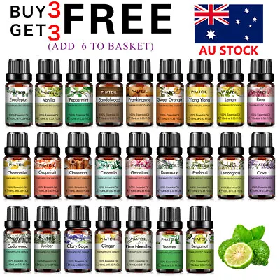 $8.95 • Buy 10 ML Essential Oils Diffuser Oil- Pure And Natural - Therapeutic Grade Oil AU