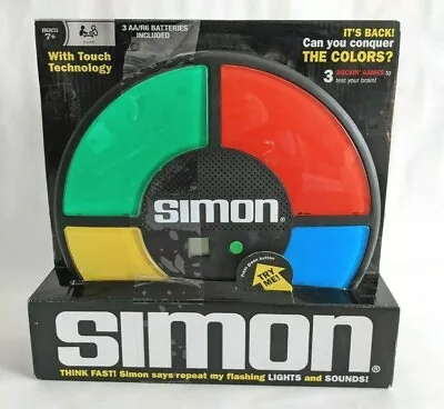 NEW SIMON Electronic Game Lights Sounds Memory Hasbro 1980's Classic  • $29.99