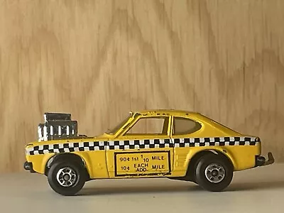 1973 Maxi Taxi Ford Capri Matchbox Superfast Lesney 72e Rolamatics NO RESERVE • $2.99
