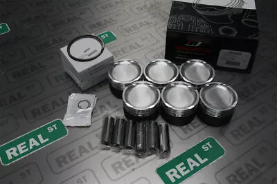 Wiseco Forged Pistons BMW E36 328I Z3 E39 528i 2.8L M52B28 84mm STD -23 Cc 8.0:1 • $1030.13