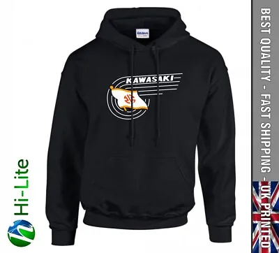 H70 Kawasaki Vintage Logo Inspired Hoodie Hoody A7 Samurai Avenger S7 H1 H2 Kh Z • £29.95