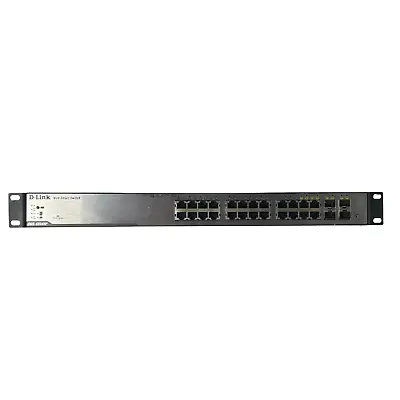 D-Link DGS-1224TP Web Smart Ethernet Switch 24 Ports 4 X SFP W/ Rack Mount Ears • £39.99