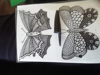 £1.25 • Buy Craft Clear Stamps Butterflies