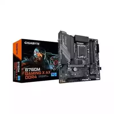 Gigabyte LGA 1700 Motherboard Intel B760 Micro ATX B760M GAMING X AX DDR4 • £199.05