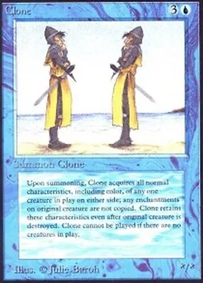 1 X Clone - Unlimited - Heavy Play - MTG • $10.07