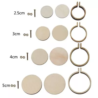 DIY For Hoop Mini Embroidery Circle Sewing Kit Frame Cr • $13.50