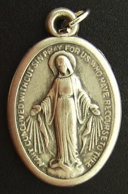 Vintage Mary Miraculous Medal Religious Holy Catholic • $7.19