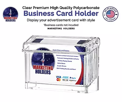 Grab A Card Outdoor Vehicles Business Card Holder For Car Van Truck Auto Mobile • $12.99