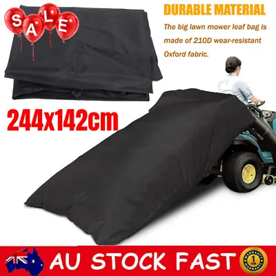 $25.88 • Buy 244x142cm Lawn Tractor Leaf Bag Grass Catcher Bag For Fast Leaf Collection