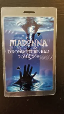 Madonna - Rosemont Ill Original 2001 Drowned World Tour Laminate Backstage Pass • $50