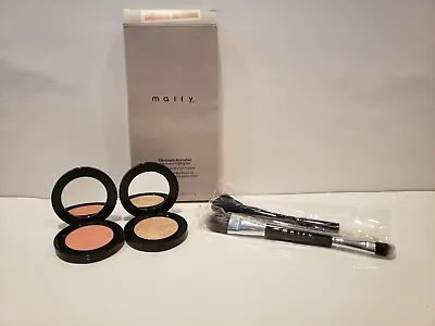 Mally ~ Effortlessly Airbrushed Blush & Highlighter ~ Peach Perfect & Stardust • $9.89