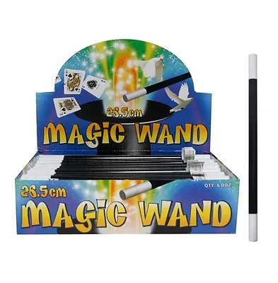 Childrens Magicians Magic Wand 26.5 CM Kids Loot Party Toys FancyDress Accessory • £2