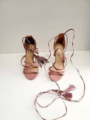 Shoes Women High Heels  Size 8 Taupe (pink) Straps Mixx • $26