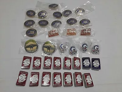 NEW London Bus Transport Metal Enamel Lapel Badge Lots • £30