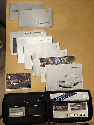 *** 99 1999 Mercedes W210 E-Class E320 E430 Owners Manuals Owner Books Pouch Set • $39.99