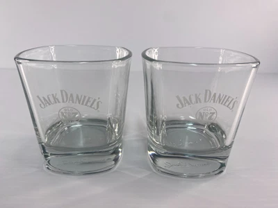 $22.49 • Buy 2 X Jack Daniels Old No.7 Whiskey Glasses - VGC - Free Postage !!