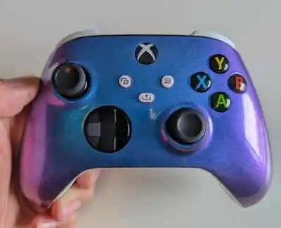 Custom Modded Controller For Xbox One Series X/s Mobile Pc - Blue Chameleon • $134.99