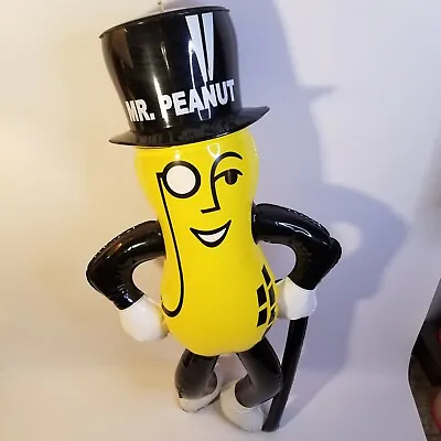 2002 Planters Mr. Peanut Plastic Blow Up Doll - 23  In Length  • $11.95