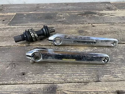 Mongoose 3 Piece Crank Old Mod School Vintage Bmx Including Bottom Bracket • $119