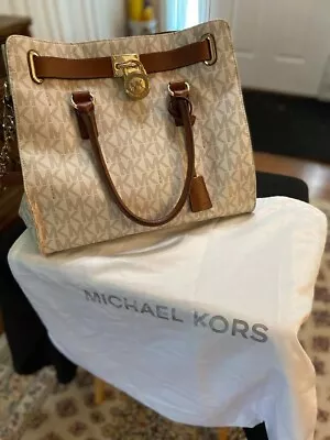 Michael Kors Purse Hamilton Style Vanilla Color. Can Be Crossbody/shoulder Bag • $185