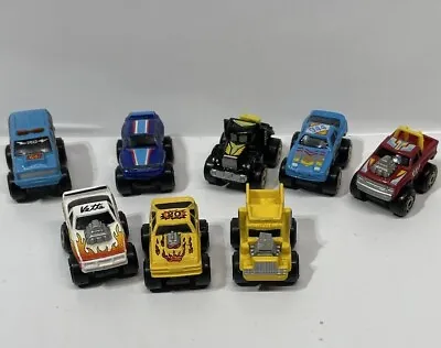 Mini Monster Wheels Lot Of 8 Road Champs Vtg 1987 Micro Cars Trucks Machines • $12.99