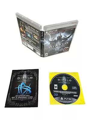 Sony PlayStation 3 PS3 CIB COMPLETE Diablo III: Reaper Of Souls - Ultimate Evil • $6.99