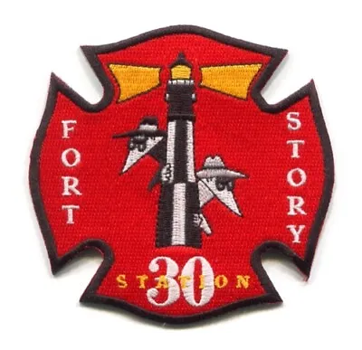 $4.45 • Buy Fort Story Fire Department Station 30 USN Navy Military Patch Virginia VA