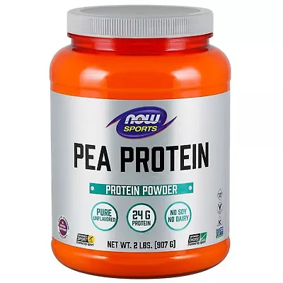 NOW Foods Pea Protein Pure Unflavored 2 Lb Powder • $25.79