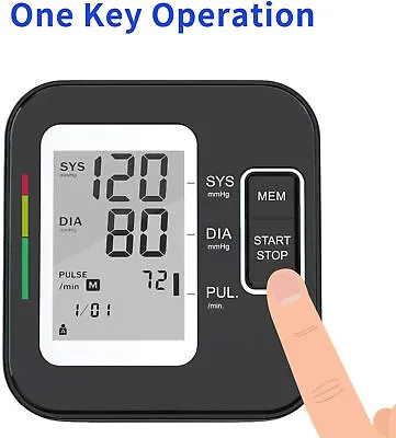 NEW Blood Pressure Monitor Automatic Upper Arm Monit Digital Cuff Pulse (bp)! • $19.13